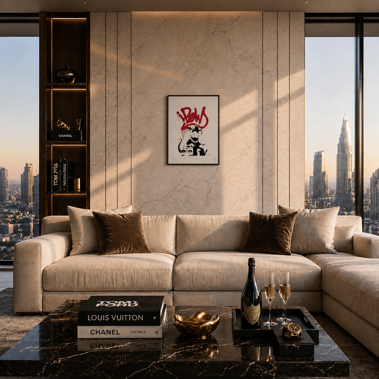 BANKSY Ratpow Lithografie-Bögen, 300 g/m², 42 x 59 cm