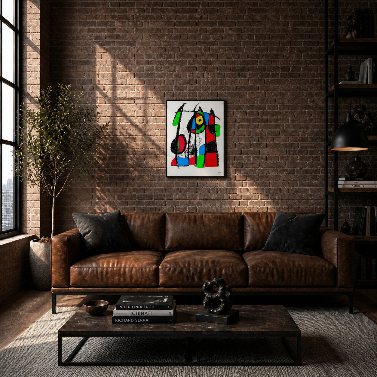 Joan Miró geometrische Farbflächen Lithographie Bögen 300 g/m² 42 x 59 cm