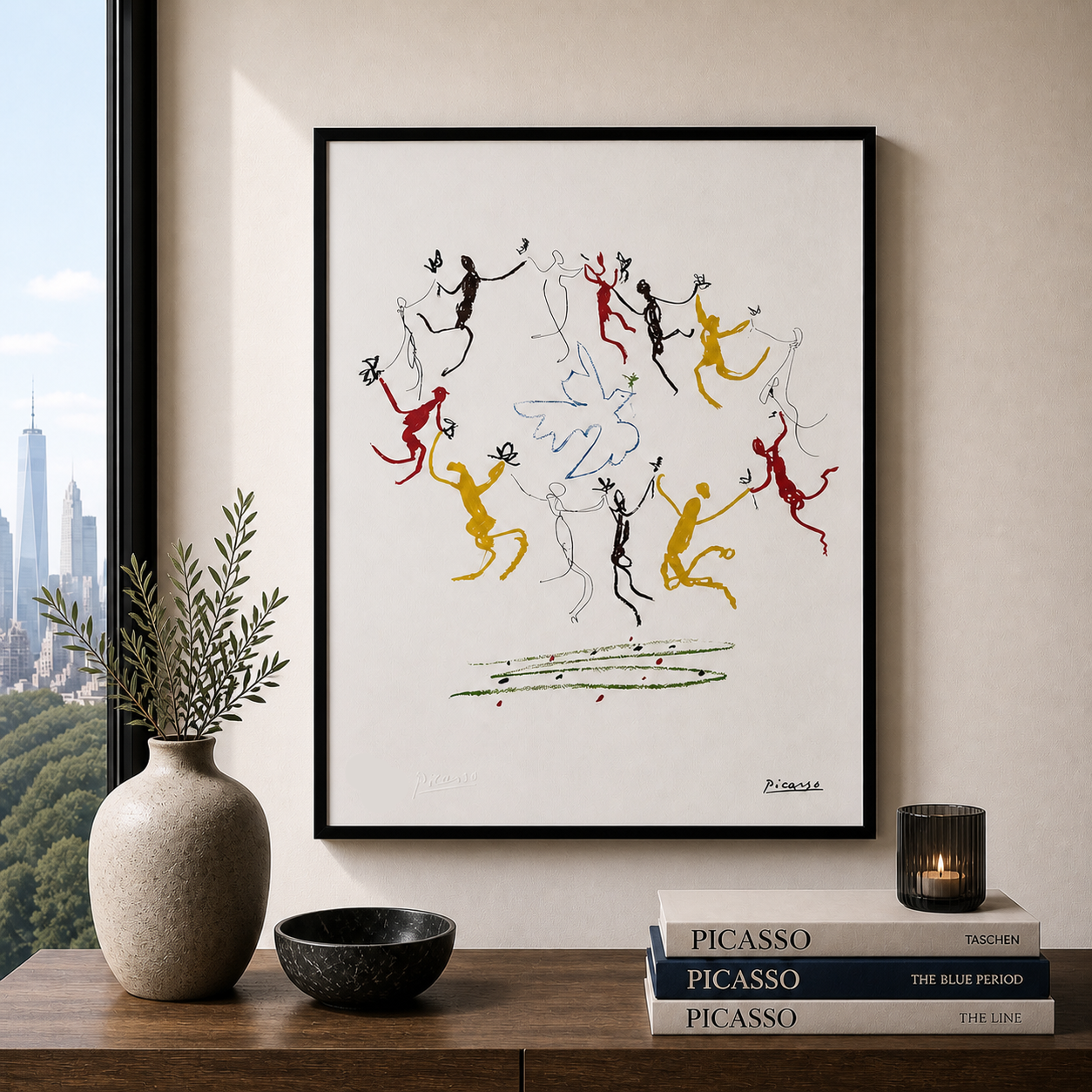 Pablo Picasso La Ronde de la Jeunesse Lithographie Bögen 300 g/m² 42 x 59 cm