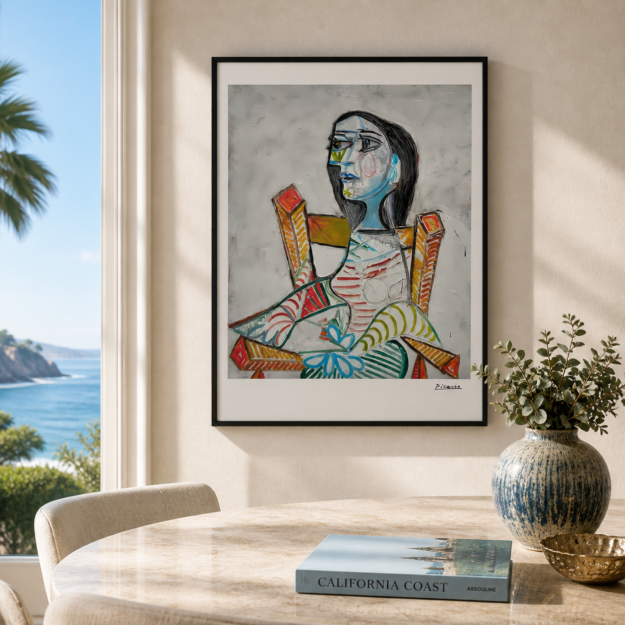 Pablo Picasso Porträt einer Frau 1938 Lithographie Arches 300 g/m² 42 x 59 cm