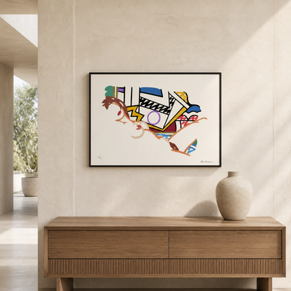 Tom Wesselmann Monica Nude with Lichtenstein Lithographie Arches 300 g/m² 42 x 59 cm