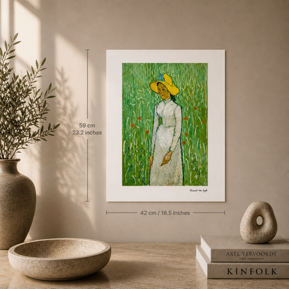 Vincent van Gogh – „Mädchen in Weiß“ – Limitierte und nummerierte Auflage