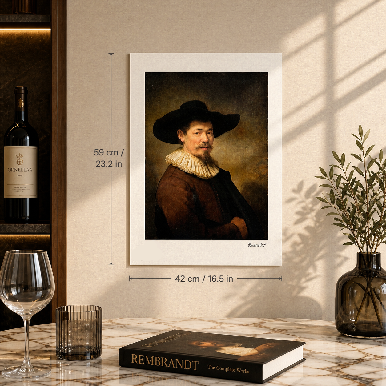 Rembrandt van Rijn Harmen Doomer Lithografie Bögen 300 g/m² 42 x 59 cm