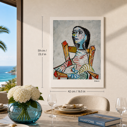 Pablo Picasso Porträt einer Frau 1938 Lithographie Arches 300 g/m² 42 x 59 cm