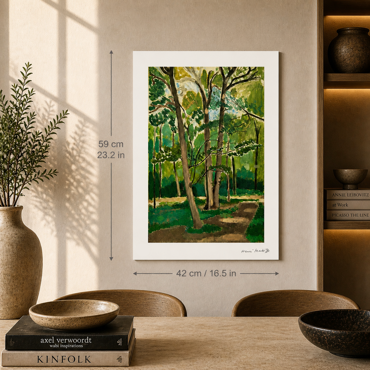 Henri Matisse The Crossroads of Malabry Lithographie auf Arches 300 g/m² 42 x 59 cm