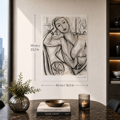 Henri Matisse Porträt von Hutchinson Lithographie auf Arches 300 g/m² 42 x 59 cm