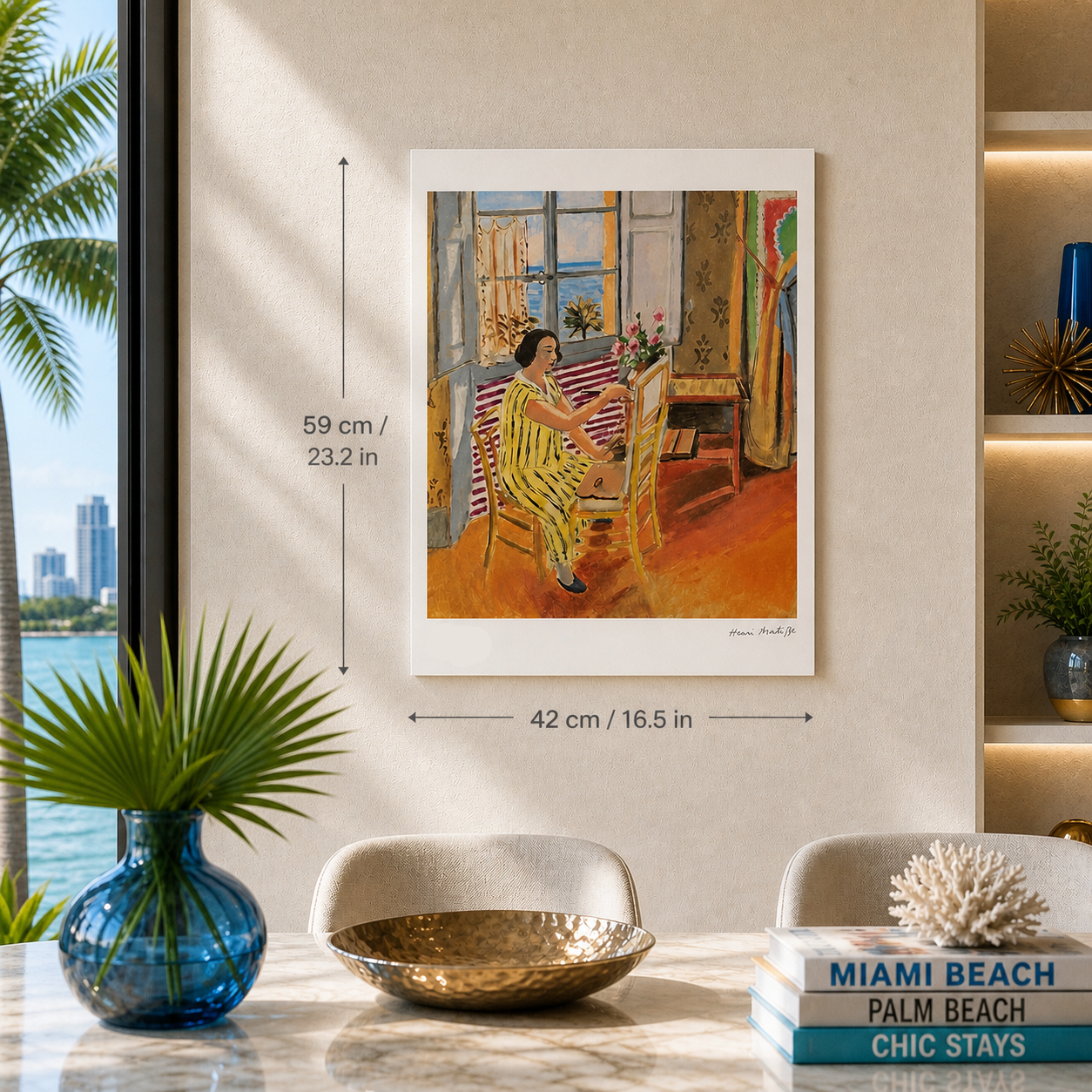 Henri Matisse Die Morgensitzung Lithographie auf Arches 300 g/m²-Papier 42 x 59 cm