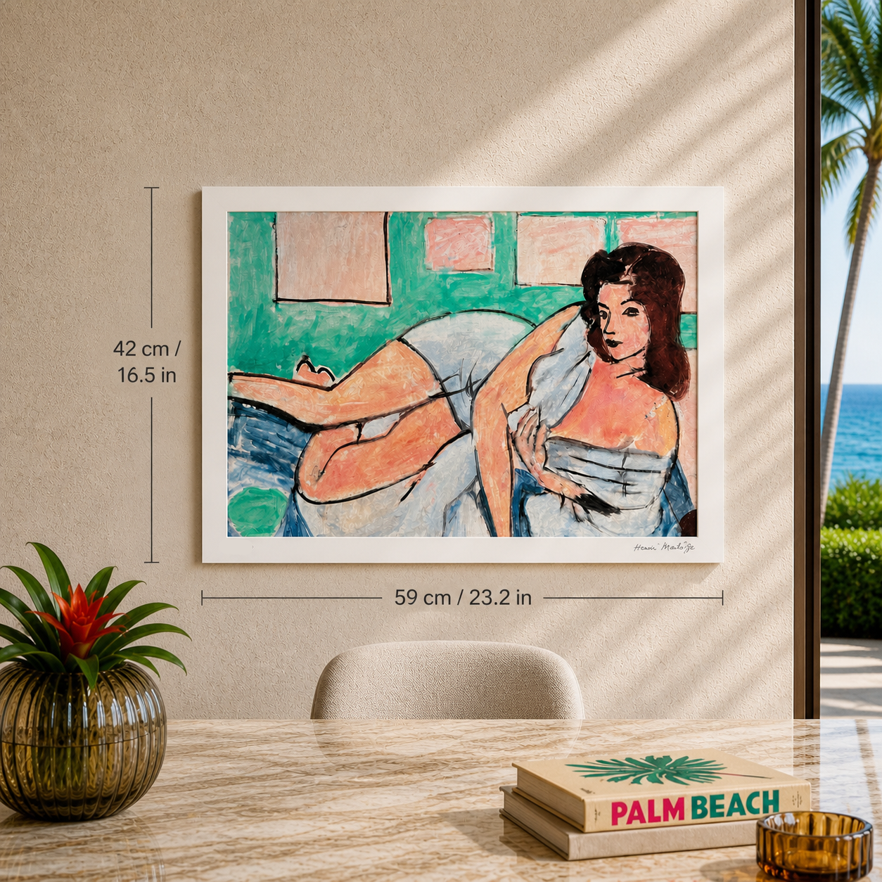 Henri Matisse Akt im Bademantel Lithographie auf Arches 300 g/m² 42 x 59 cm