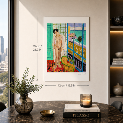 Henri Matisse Akt am Fenster Lithographie auf Arches 300 g/m² Papier 42 x 59 cm