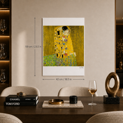 Gustav Klimt Mann und Frau Der Kuss Lithographie Arches 300 g/m² 42 x 59 cm