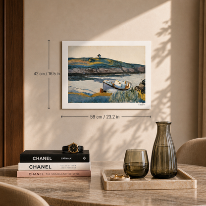 Edward Hopper Coast Guard Cove Lithographie Arches 300 g/m² 42 x 59 cm
