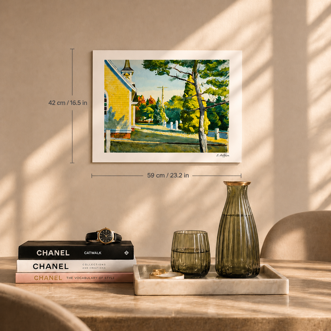 Edward Hopper Church in Eastham Lithografie Arches 300 g/m² 42 x 59 cm