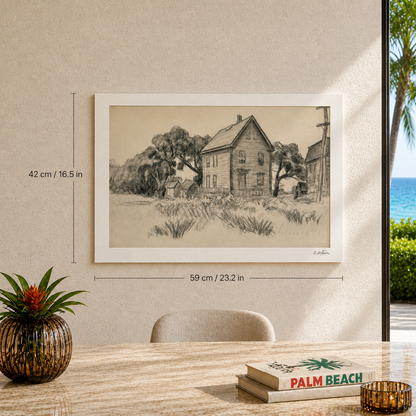 Edward Hopper House and Field Lithographie Arches 300 g/m² 42 x 59 cm