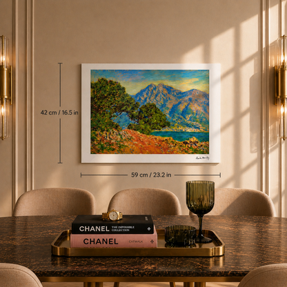 Claude Monet At Cape Martin Lithografie Arches 300 g/m² 42 x 59 cm