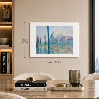 Claude Monet Der Canal Grande in Venedig Lithografie Arches 300 g/m² 42 x 59 cm