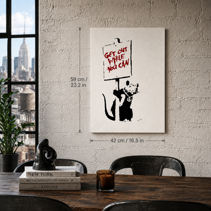 Banksy Get Out While You Can Lithografie Arches 300 g/m² 42 x 59 cm