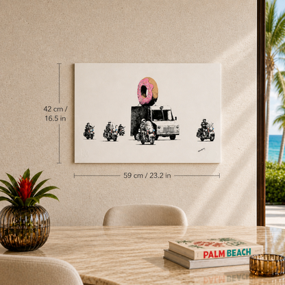 Banksy Erdbeer-Lithografie-Bögen, 300 g/m², 42 x 59 cm