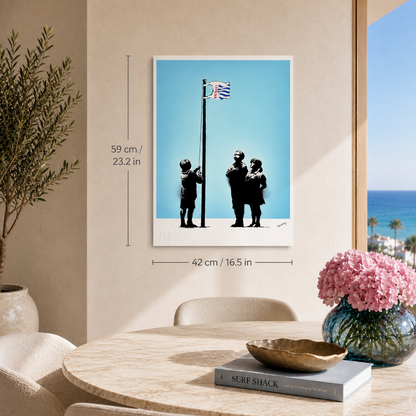 Banksy Very Little Helps Lithographie Arches 300 g/m² 42 x 59 cm