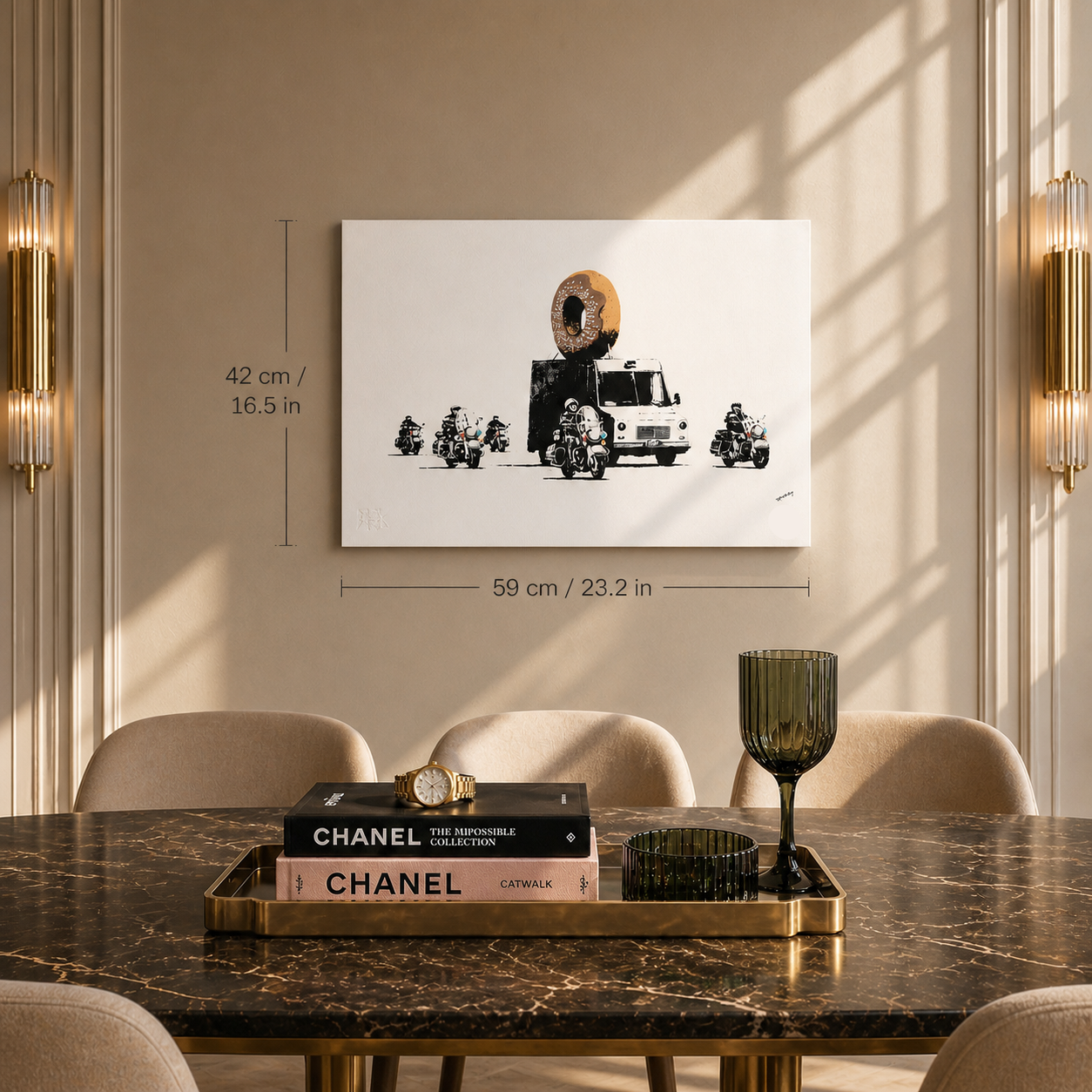 Banksy Donut Lithographie Bögen 300 g/m² 42 x 59 cm