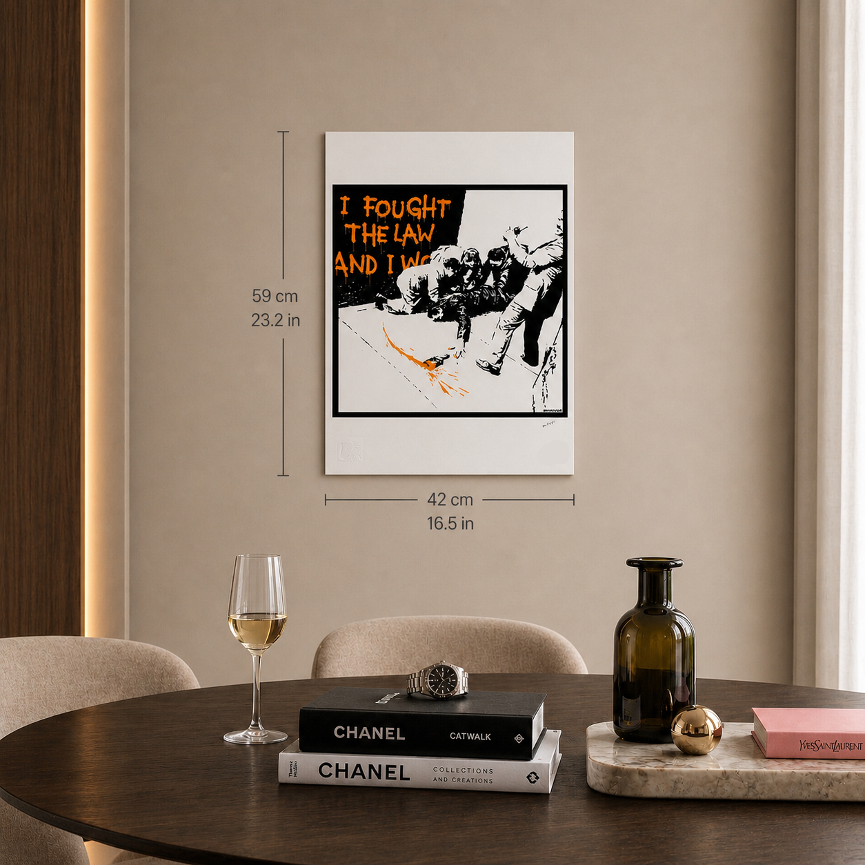 Banksy HMV Lithographie Bögen 300 g/m² 42 x 59 cm
