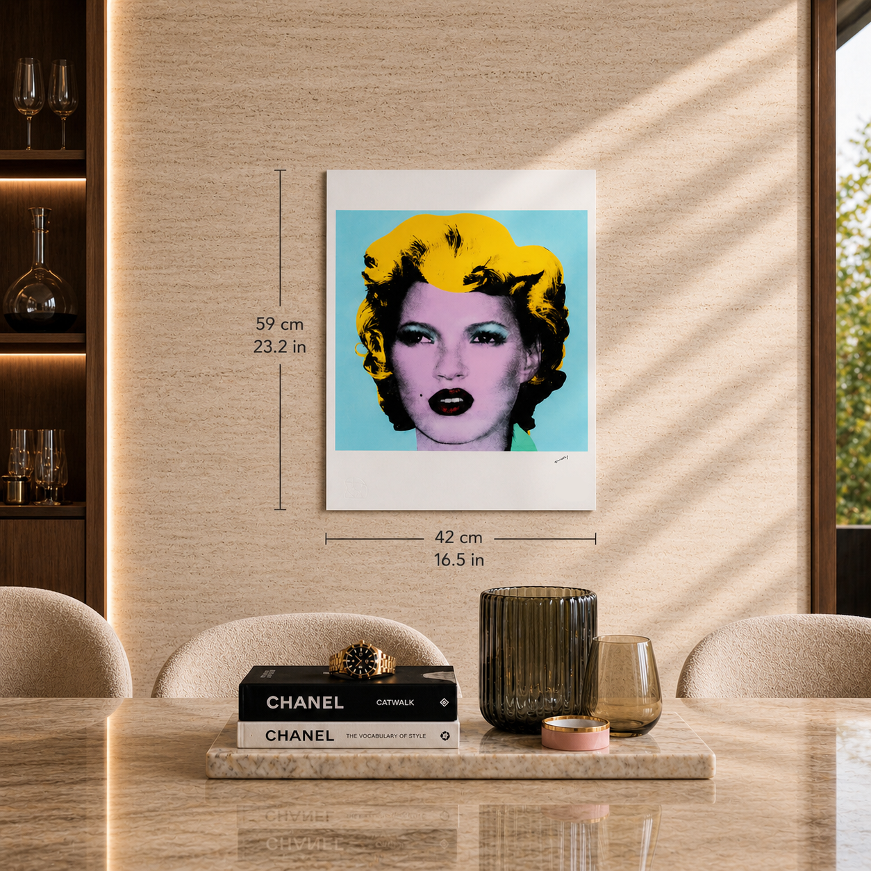 Banksy Kate Moss Lithographie Arches 300gsm 42x59 cm