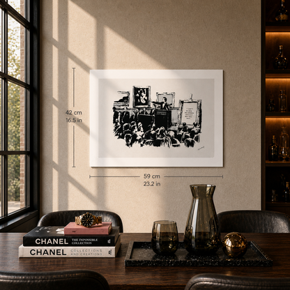 Banksy Morons Lithographie Bögen 300 g/m² 42 x 59 cm