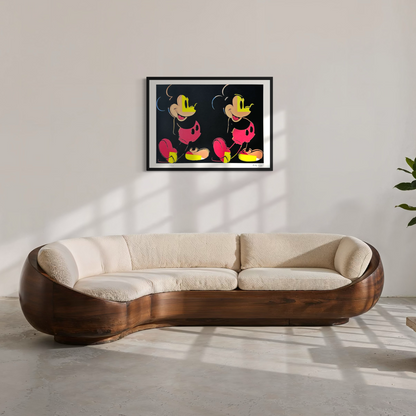 Andy Warhol Double Mickey mehrfarbige Lithografie-Bögen, 300 g/m², 42 x 59 cm