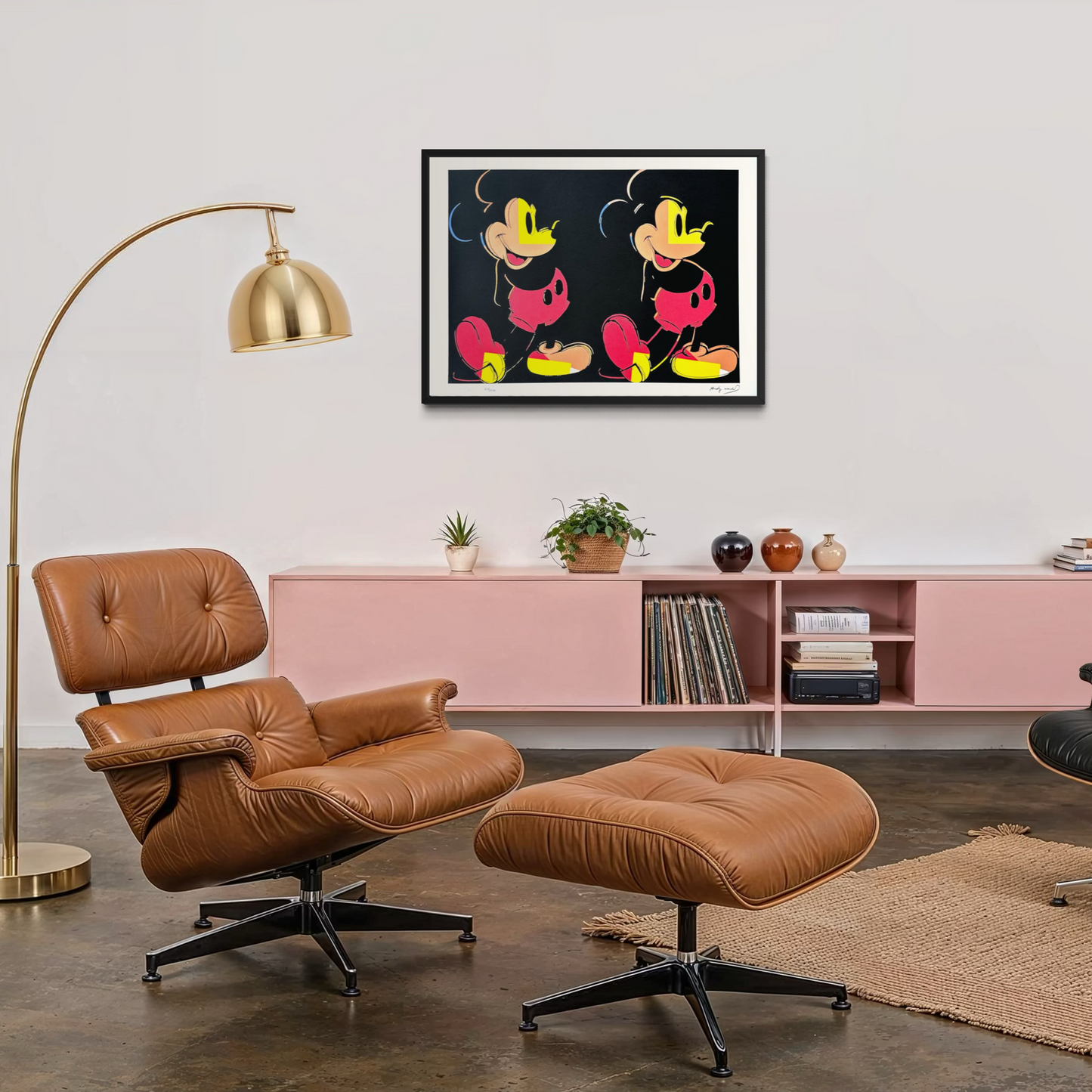 Andy Warhol Double Mickey mehrfarbige Lithografie-Bögen, 300 g/m², 42 x 59 cm