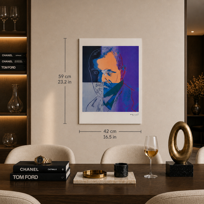 Andy Warhol Sigmund Freud Lithographie Arches 300gsm 42x59 cm