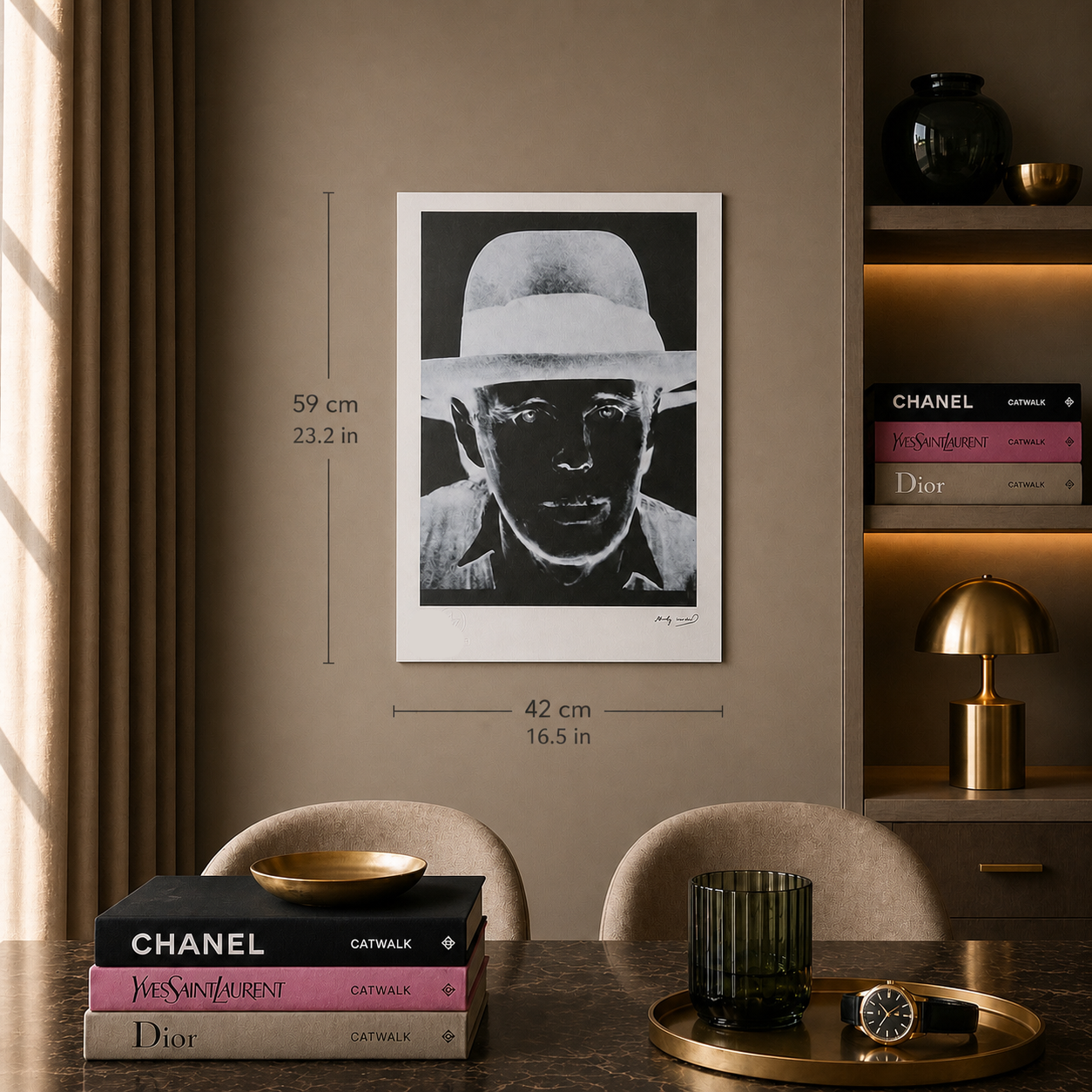 Andy Warhol Joseph Beuys Lithographie Arches 300gsm 42x59 cm