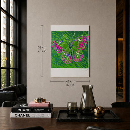 Andy Warhol Schmetterling (Tiere) Lithographie Bögen 300 g/m² 42 x 59 cm