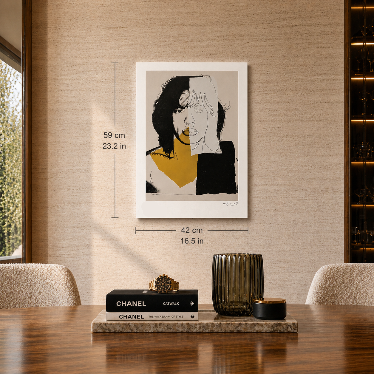 Andy Warhol Mick Jagger (FS II.146, 1975) Lithographie Arches 300 g/m² 42 x 59 cm