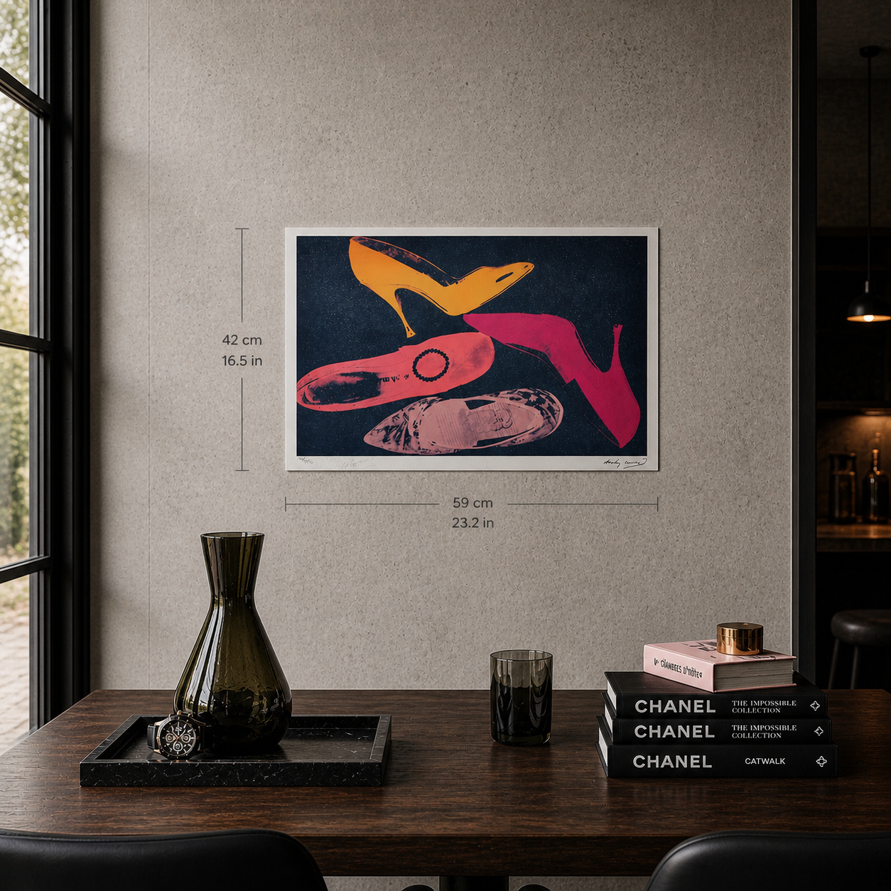 Andy Warhol Shoes Lithographie Arches 300gsm 42x59 cm