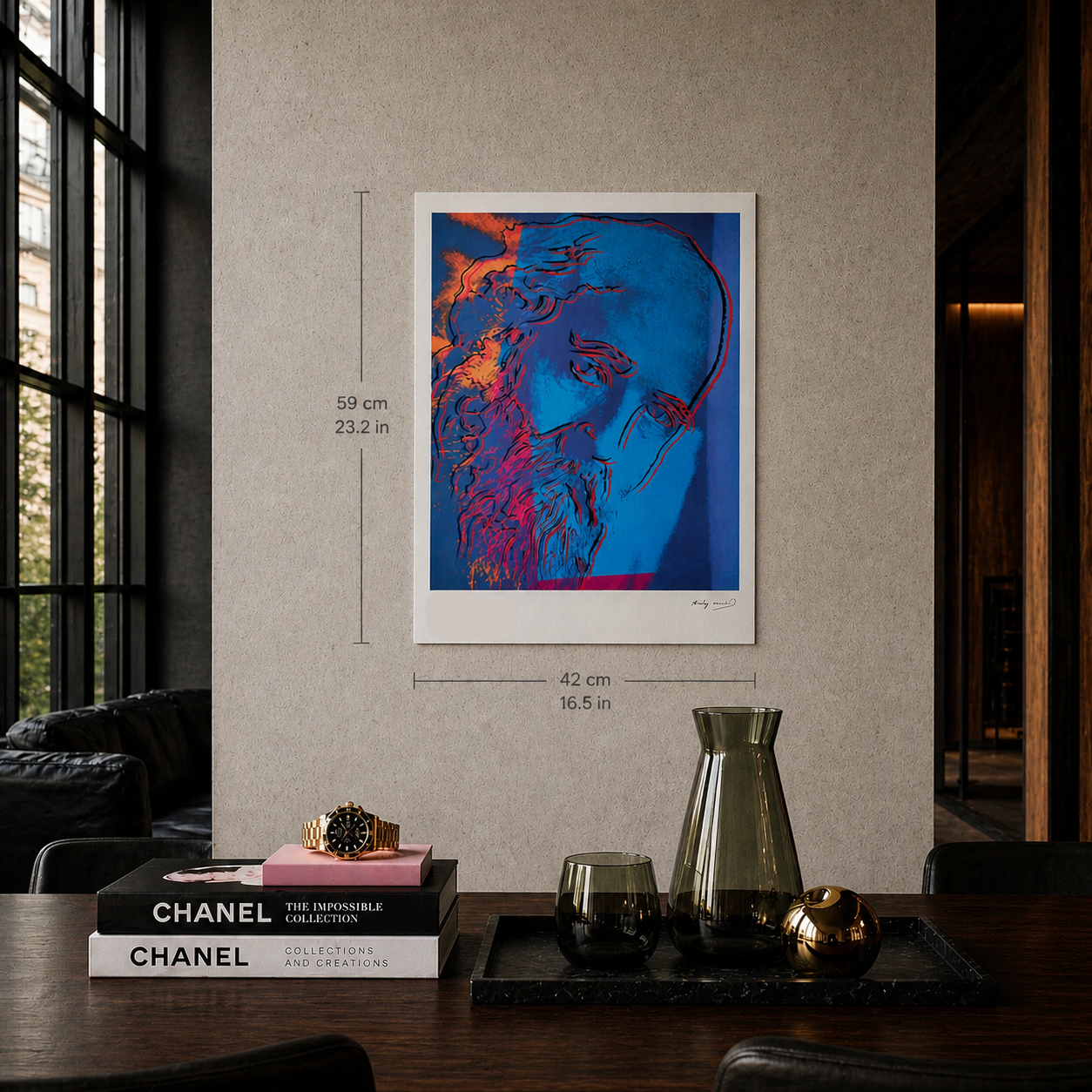 Andy Warhol Martin Buber Lithographie Arches 300gsm 42x59 cm