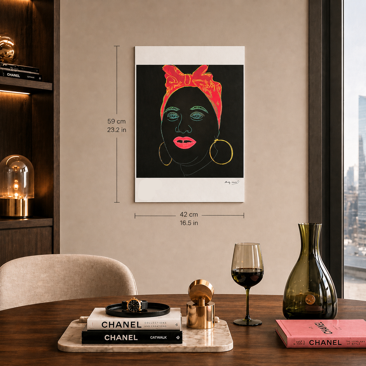 Andy Warhol Black Woman Lithographie Arches 300gsm 42x59 cm