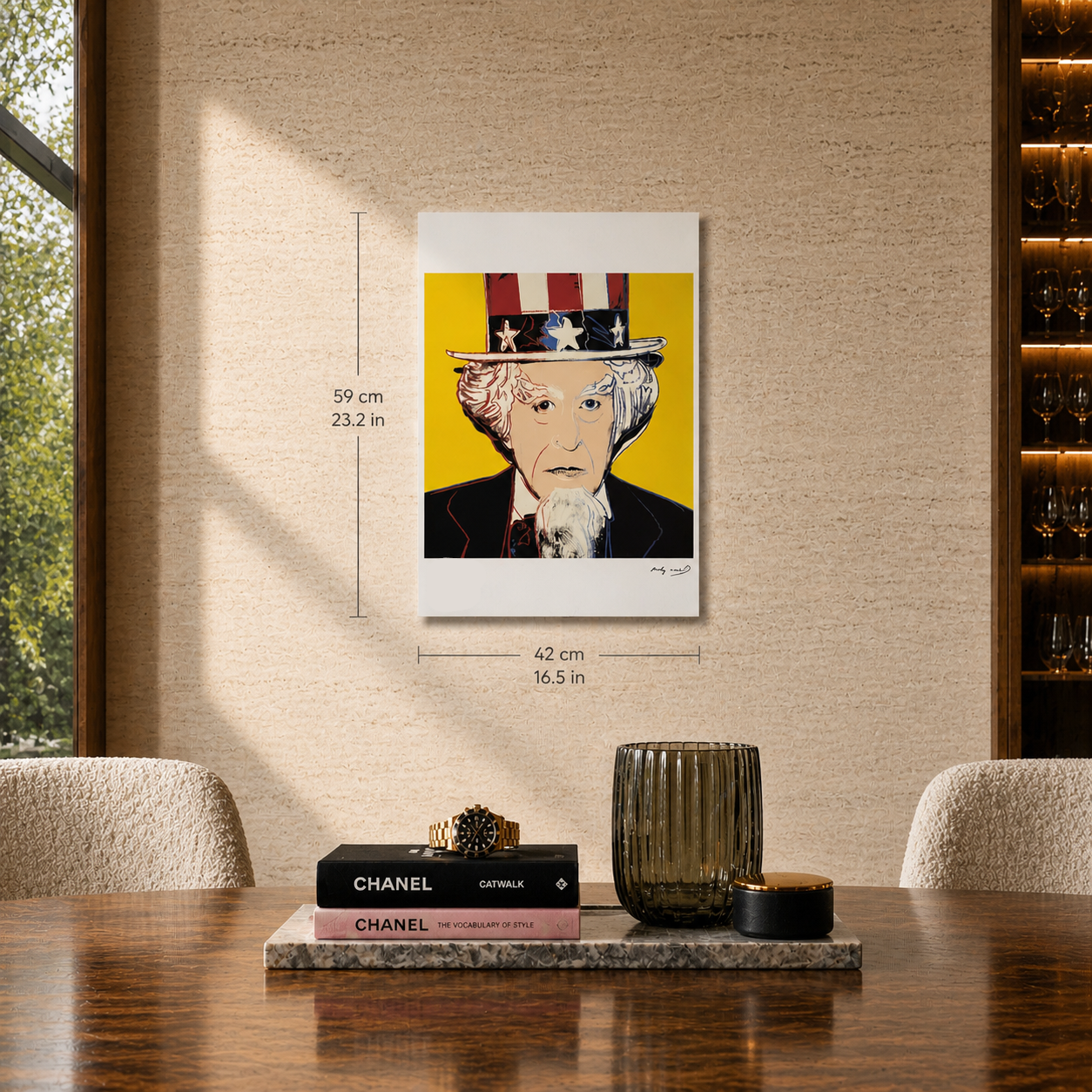 Andy Warhol Uncle Sam Lithographie Arches 300gsm 42x59 cm