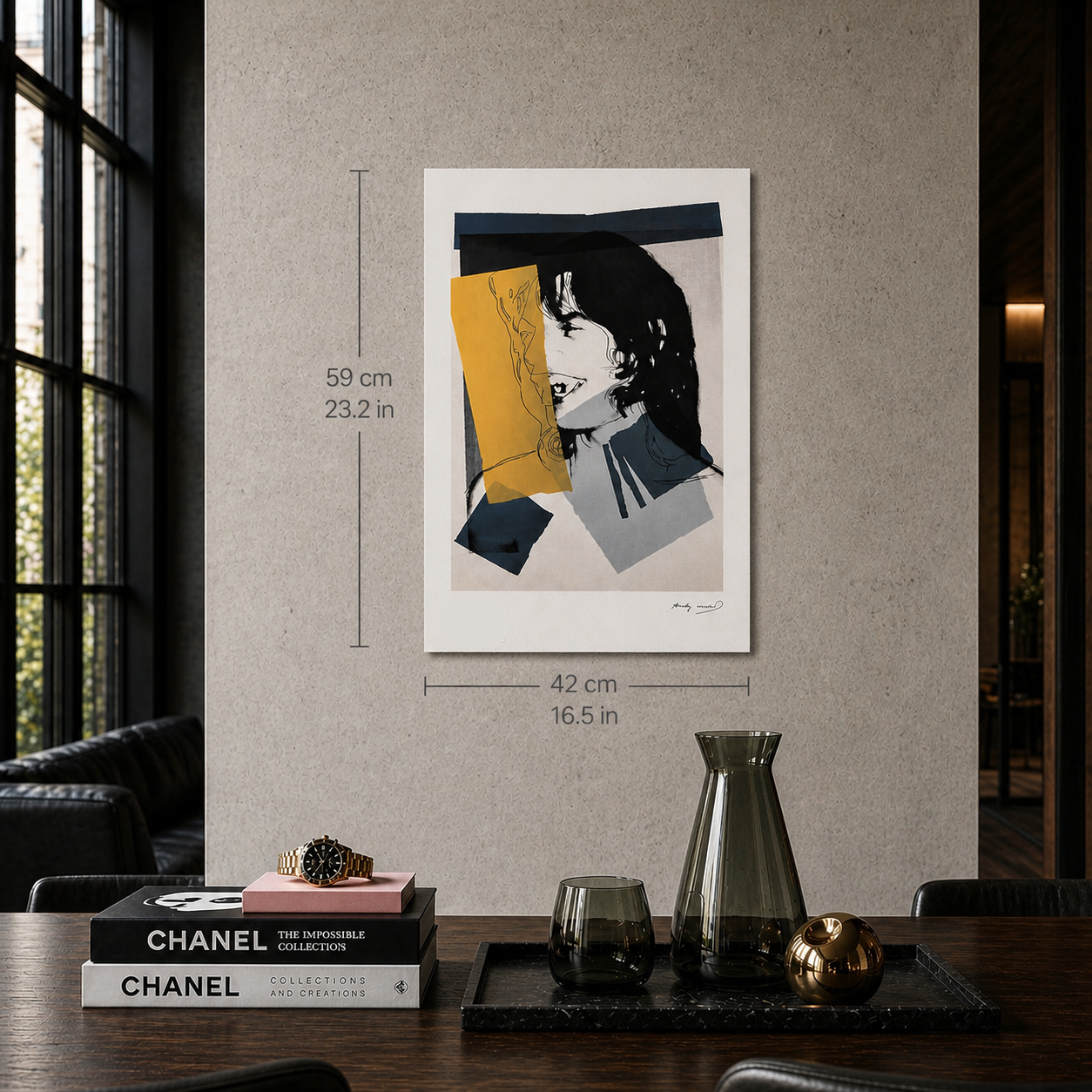 Andy Warhol Mick Jagger (FS II.142, 1975) Lithographie Arches 300 g/m² 42 x 59 cm