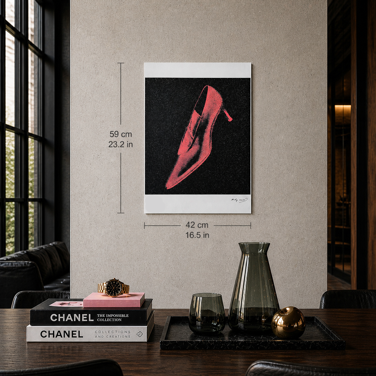 Andy Warhol Shoes Lithographie Arches 300gsm 42x59 cm