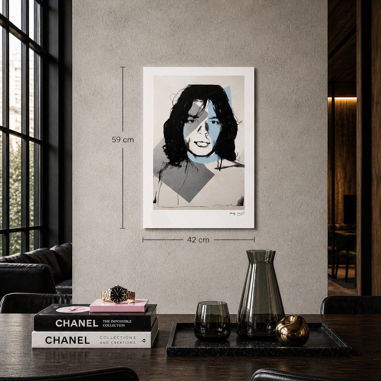Andy Warhol Mick Jagger (FS II.138, 1975) Lithographie Arches 300 g/m² 42 x 59 cm