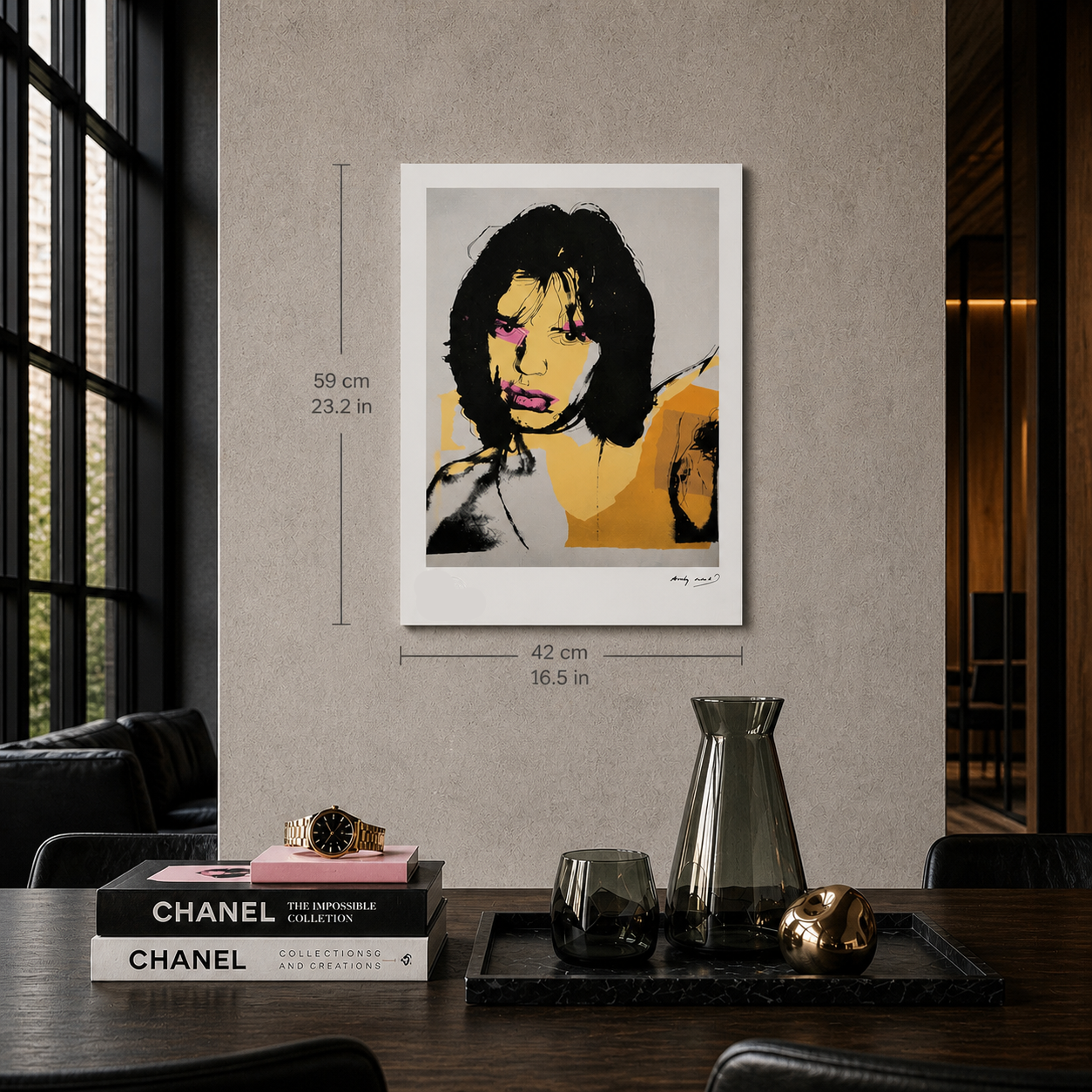 Andy Warhol Mick Jagger (FS II.141, 1975) Lithographie Arches 300 g/m² 42 x 59 cm