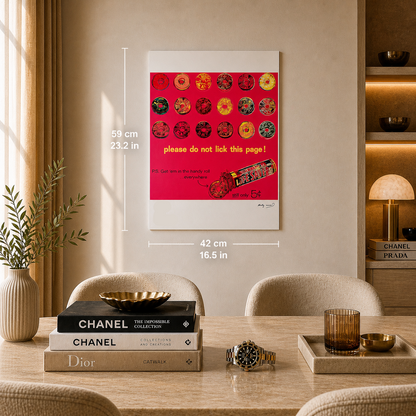 Andy Warhol Lifesaver Lithographie Arches 300gsm 42x59 cm