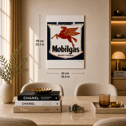 Andy Warhol Mobilgas Lithographie Arches 300gsm 42x59 cm