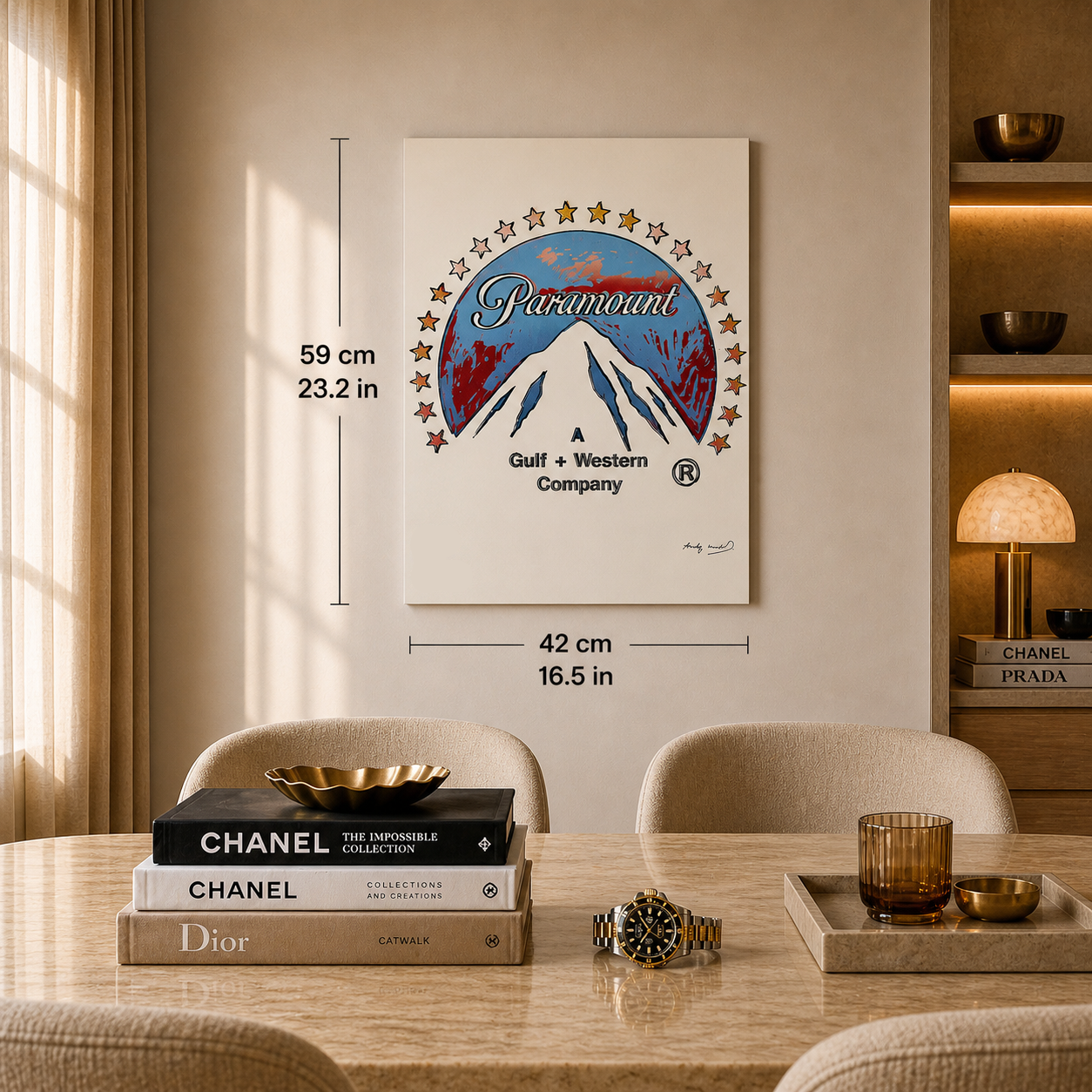 Andy Warhol Paramount Lithographie Arches 300gsm 42x59 cm