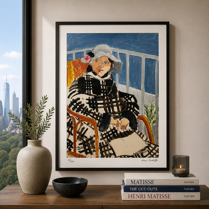 Henri Matisse Matisse im schottischen Umhang Lithographie auf Arches 300 g/m² 42 x 59 cm