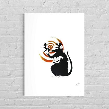 Banksy Radar Rat Lithographie Bögen 300 g/m² 42 x 59 cm
