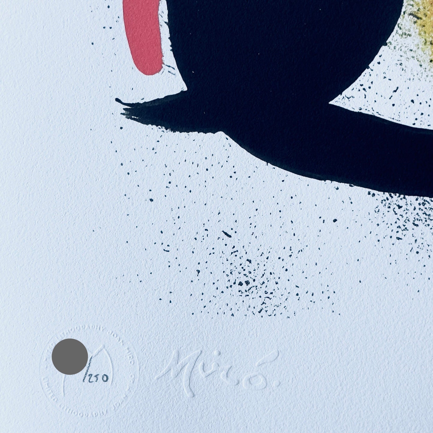 Genummerde editie Joan Miró, Abstract prachtige levendige kleuren - Gesigneerd - Certificaat - limited Barcelona Espana -