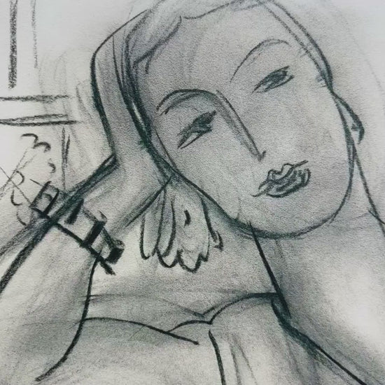 Henri Matisse Portret van Hutchinson Lithografie op Arches 300gsm 42x59 cm
