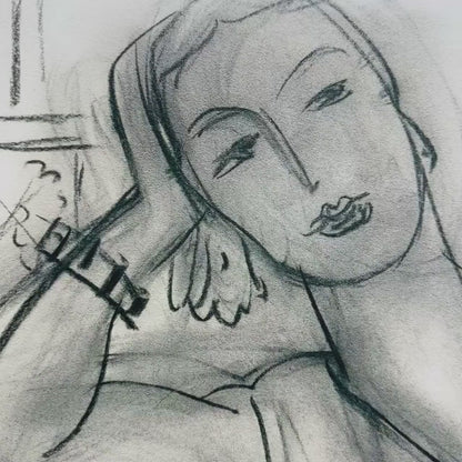 Henri Matisse Portret van Hutchinson Lithografie op Arches 300gsm 42x59 cm