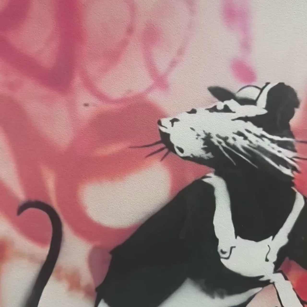 Banksy – ‘Rat with Roller’ – Gelimiteerde en genummerde editie
