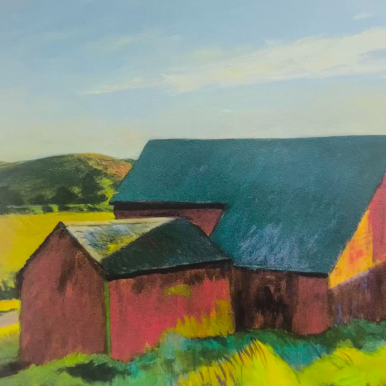 Edward Hopper – ‘Cobb’s Barns, South Truro’ – Gelimiteerde en genummerde editie